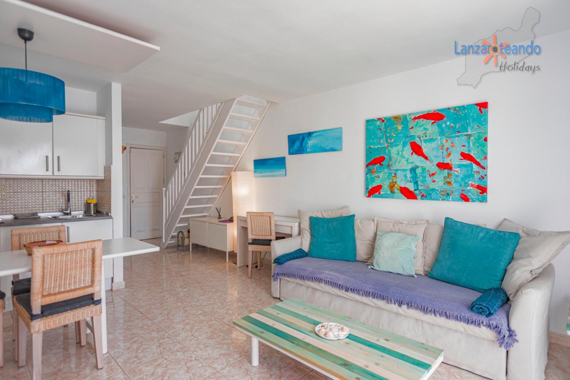 Appartement Sunny duplex à Costa Teguise Extérieur photo